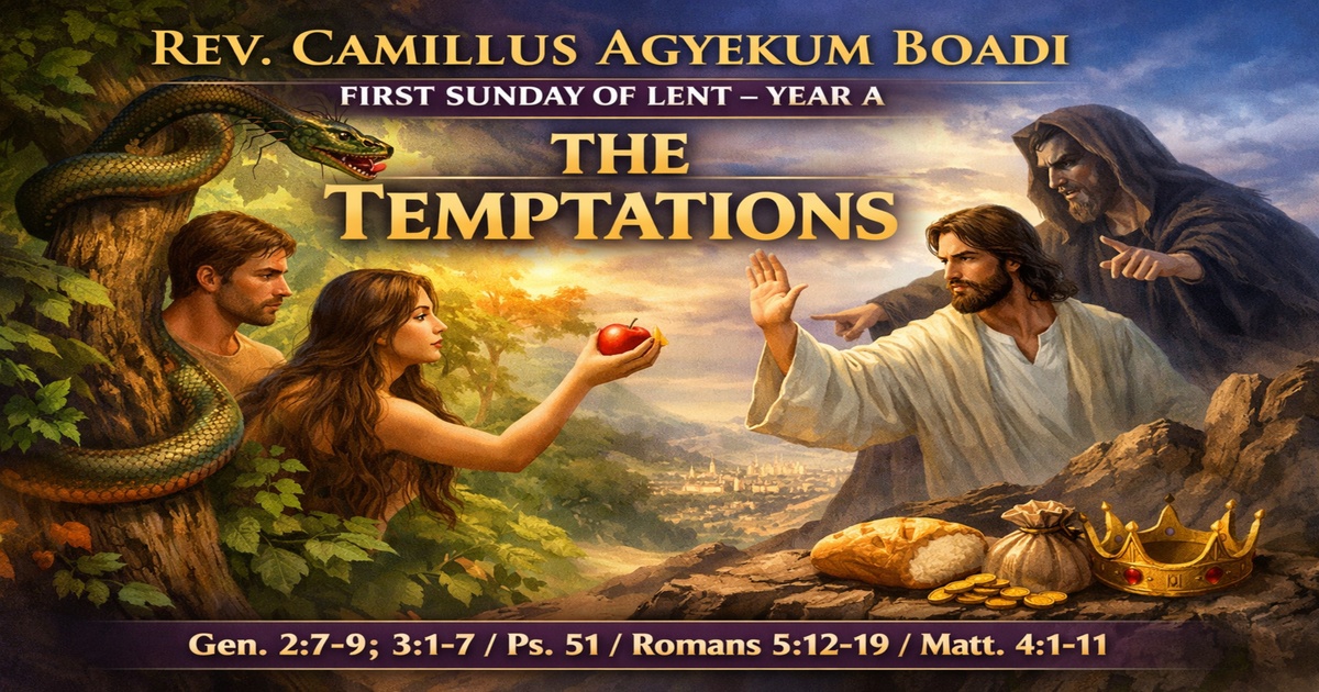 1ST SUNDAY OF LENT, YEAR A