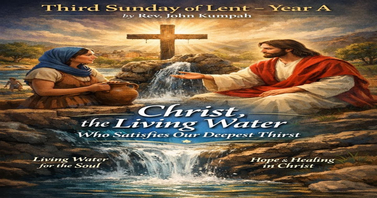 3RD SUNDAY OF LENT, YEAR A